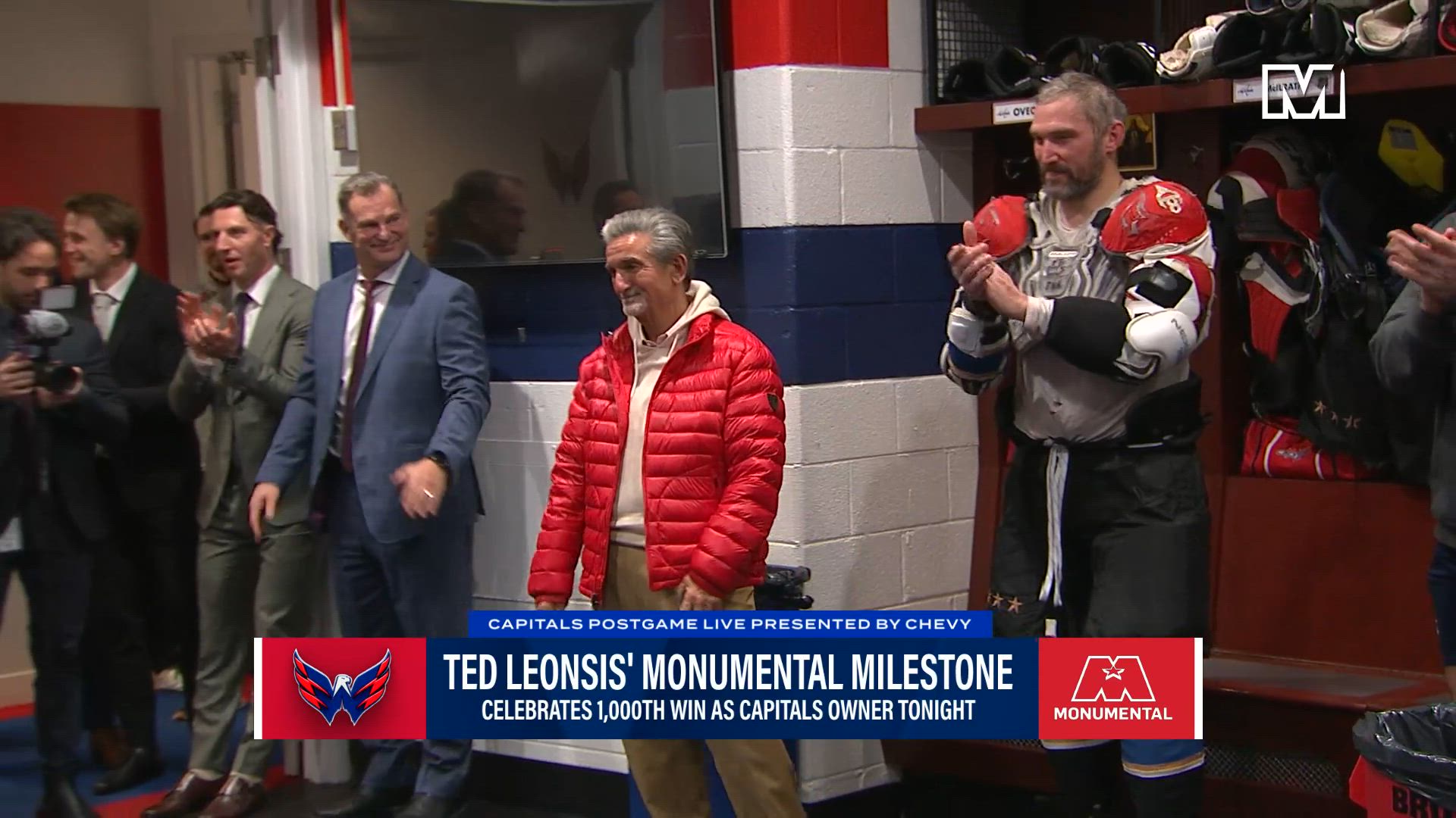 Caps honor Ted Leonsis after reaching 1,000 wins as owner