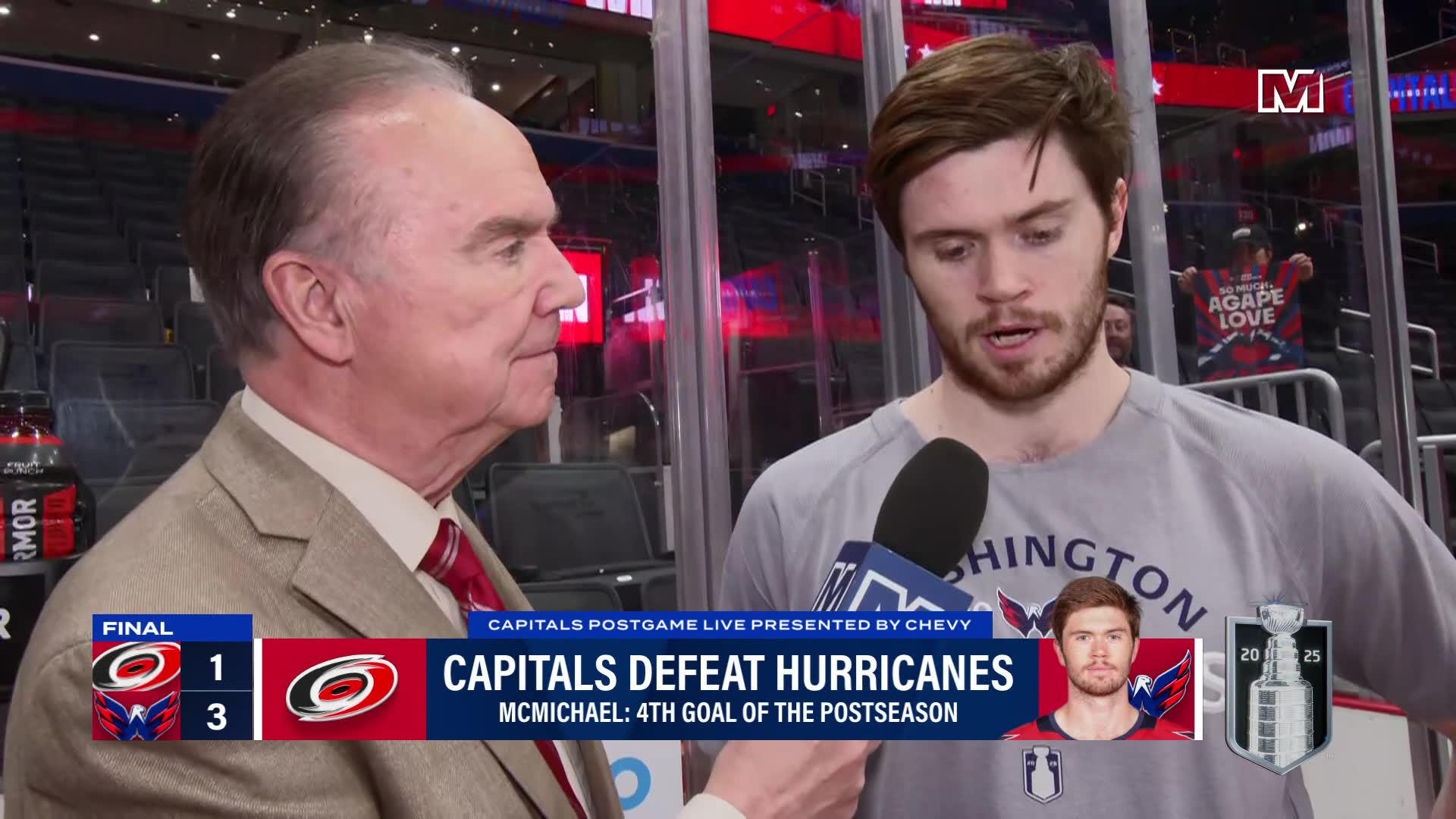 Capitals' adjustments paved way for 3-1 win, McMichael says